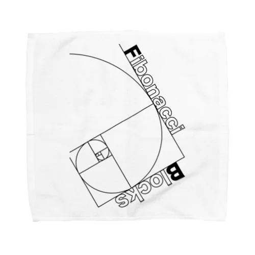 Fibonacci_Blocks Towel Handkerchief