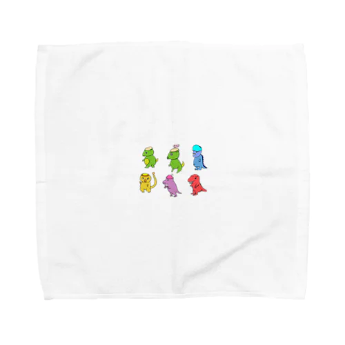 きょうりゅうえごころしりーず Towel Handkerchief