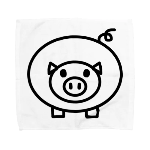 さんじゅうまるのブタくん Towel Handkerchief