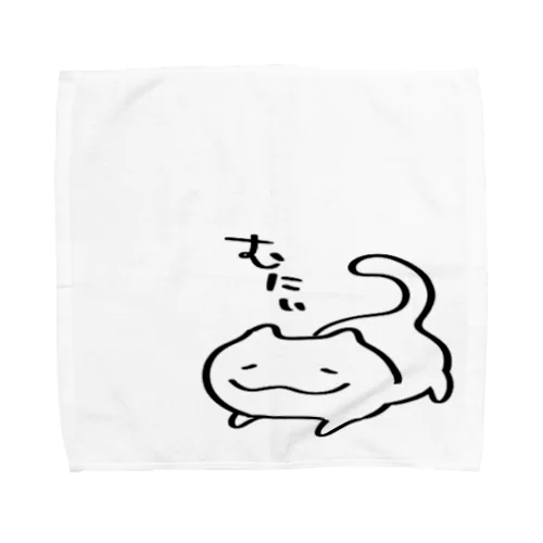 しろぬこ むにぃ Towel Handkerchief