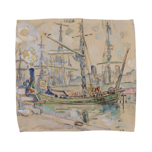 「Marseille」 Signac, Paul／Paris Musées Towel Handkerchief
