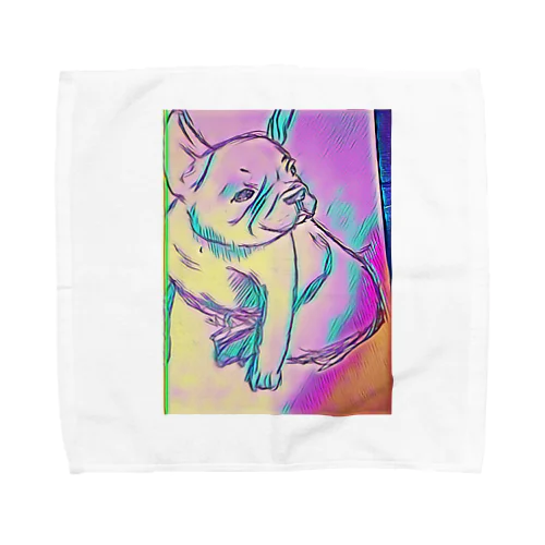 フレンチブル Towel Handkerchief