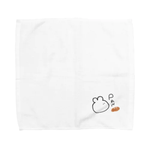 パン好きの。うさちゃん。 Towel Handkerchief