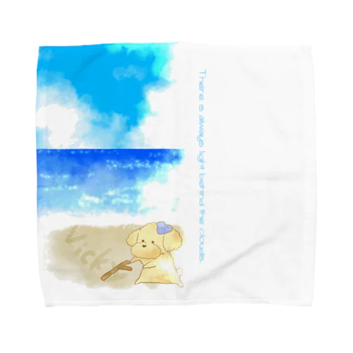といといヴィッキーくん～砂浜で遊ぶ～ Towel Handkerchief