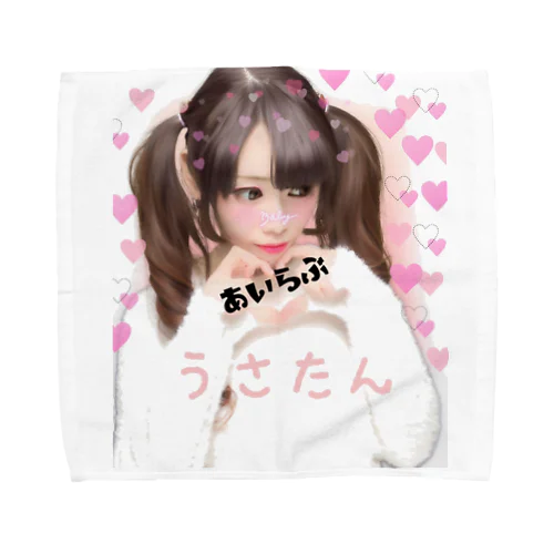 うさ推しグッズ Towel Handkerchief