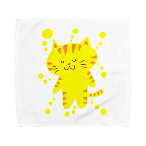 きいろいねこ Towel Handkerchief