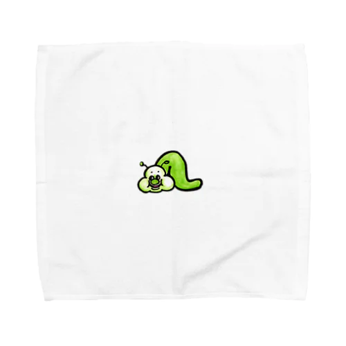 あおあおアオムシくん Towel Handkerchief