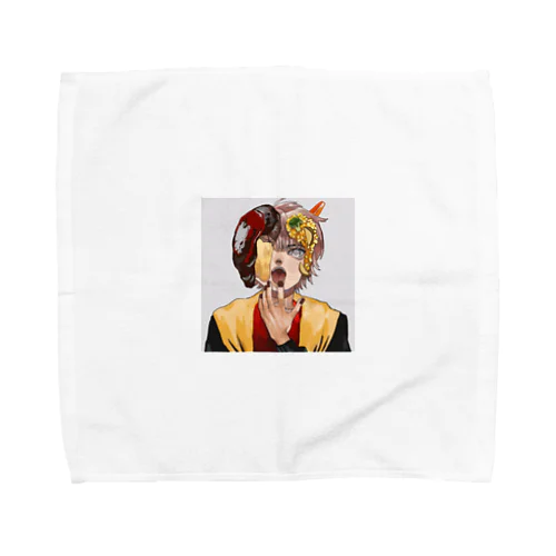 チーズインハンバーグ Towel Handkerchief