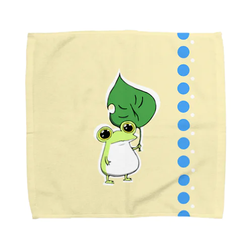 タオルハンカチ カエル Towel Handkerchief