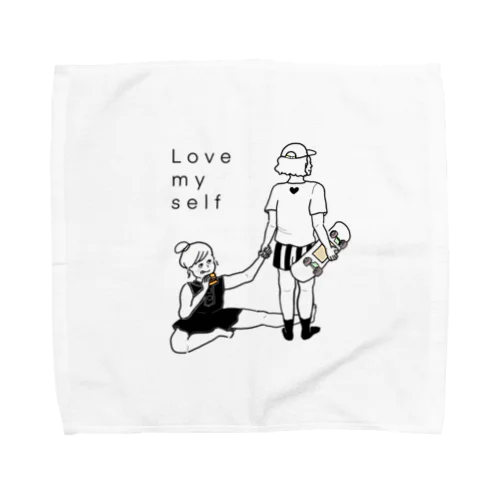 You have me , I have you . Towel Handkerchief