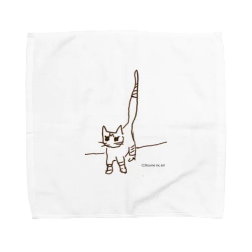 保護猫　カレー　ラクサちゃん Towel Handkerchief