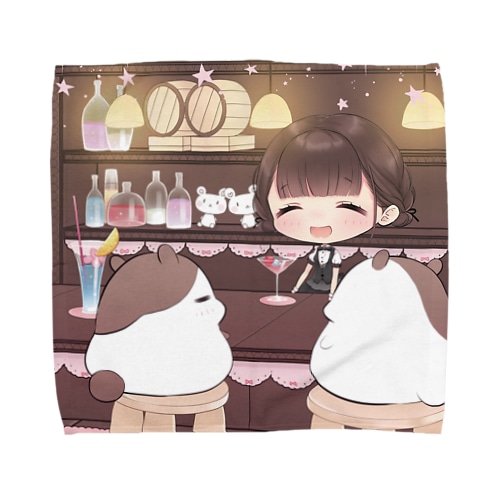 耳かきラジオ５タオルハンカチ Towel Handkerchief