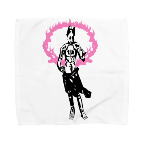 コンコンコン金剛力士像（阿） Towel Handkerchief