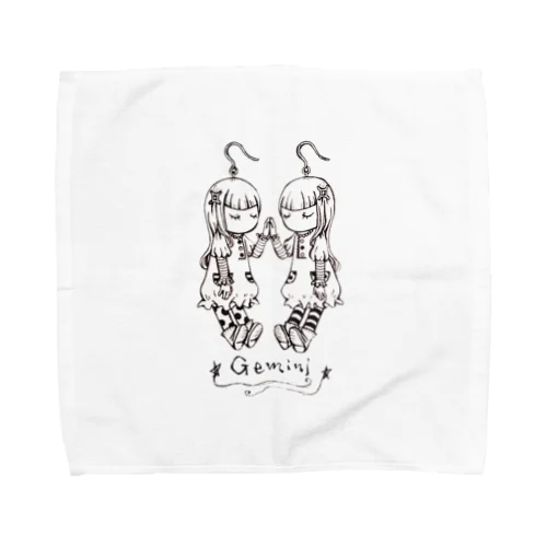 アクセな12星座　双子座 Towel Handkerchief