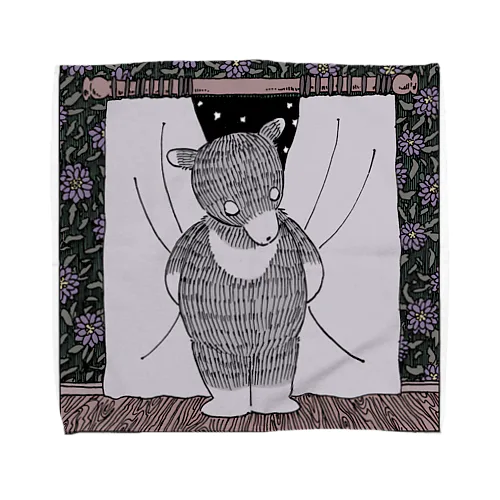 紫苑とクマ🧸 Towel Handkerchief