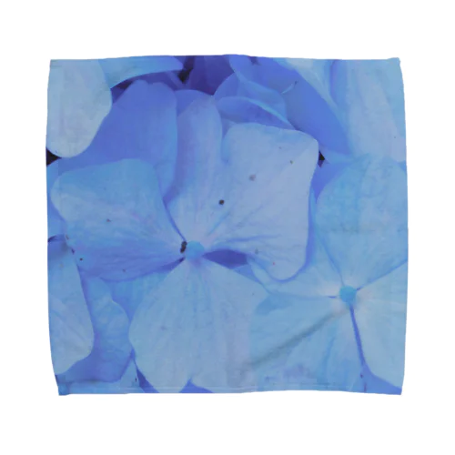 青い紫陽花 Towel Handkerchief