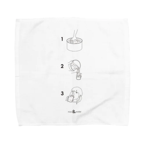 3step -milk- Towel Handkerchief