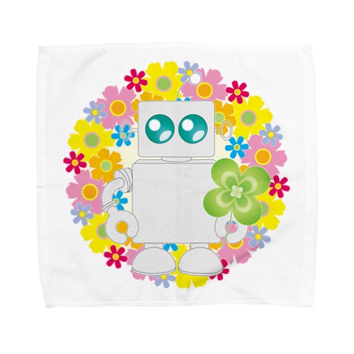 花輪ロボット Towel Handkerchief