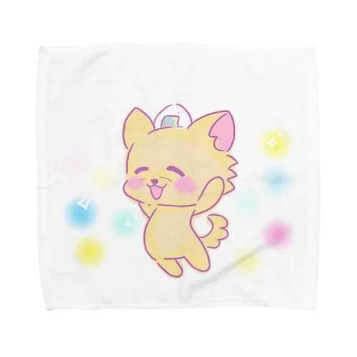 おにぎりチワワ メルヘンチワワ NAMACOLOVE おはよう Towel Handkerchief