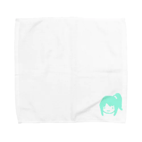 ぐりーんな女の子 Towel Handkerchief