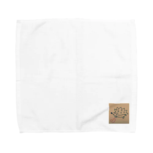 幸せハリネズミ Towel Handkerchief