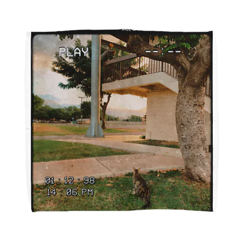 super aloha  cat Towel Handkerchief