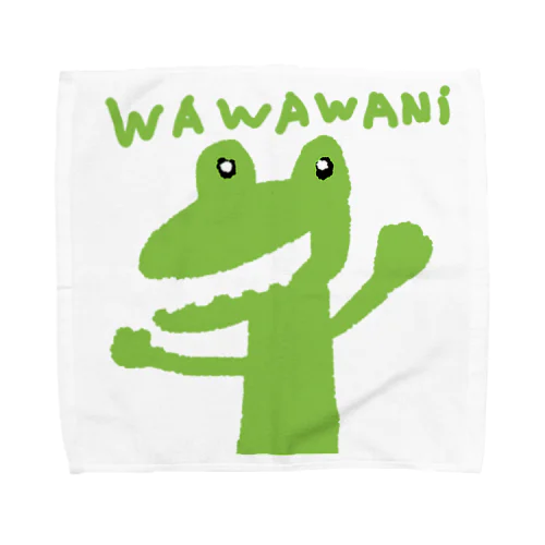 WAWAWANIワニ タオルハンカチ