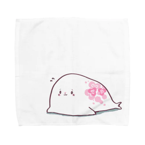 ミツバアザラシタオル Towel Handkerchief