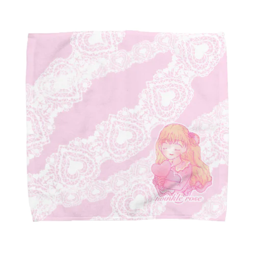 heart ♡ lady タオルハンカチ Towel Handkerchief