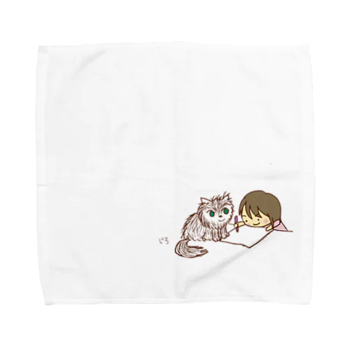 だーちゃんとちびっ子画伯 Towel Handkerchief