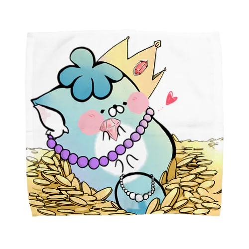 成金じんねこ Towel Handkerchief