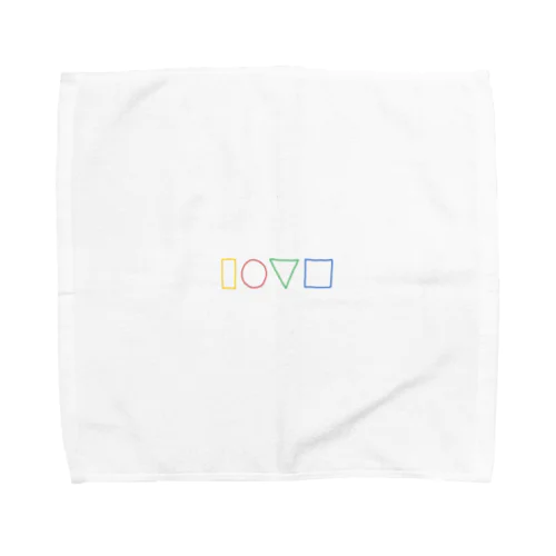 LOVE(透明) Towel Handkerchief