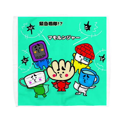 コロナに負けるな！ﾏﾓﾙﾝｼﾞｬｰ Towel Handkerchief