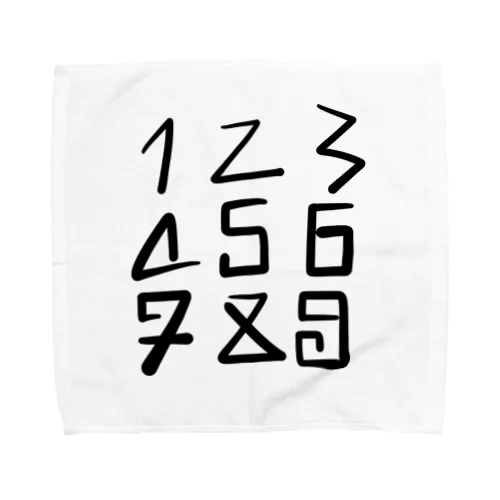 数字の原型 Towel Handkerchief