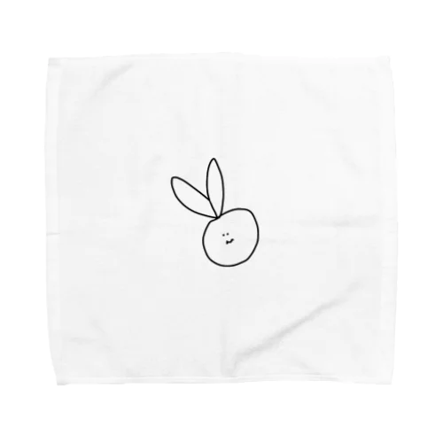 微妙うさぎさん 文字なしver. Towel Handkerchief