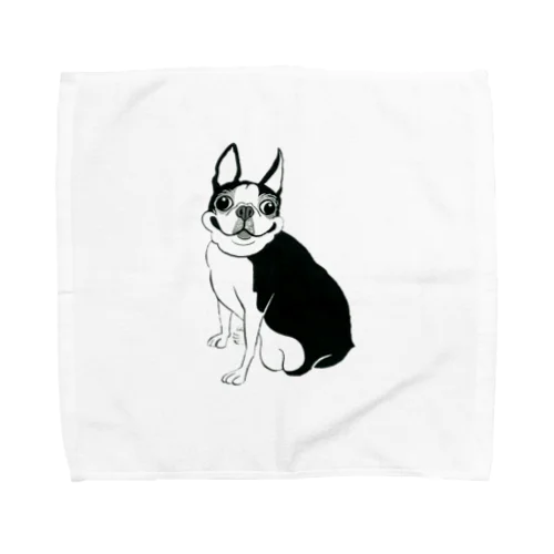 ボストンテリア Towel Handkerchief