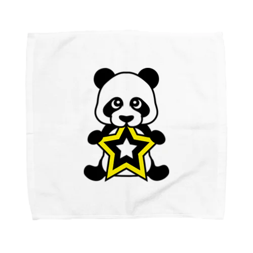 パンダ＆スター Towel Handkerchief