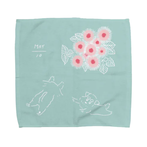 ととめめ明日のお花：5月10日 Towel Handkerchief