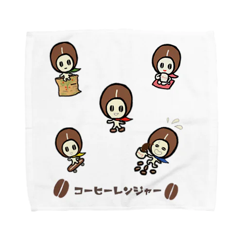 コーヒーレンジャー5 Towel Handkerchief