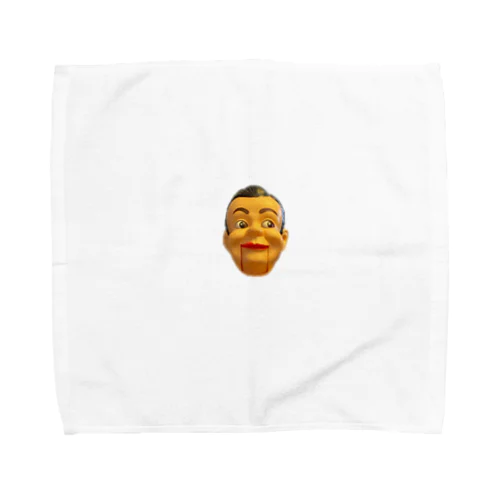 腹話術人形　顔 Towel Handkerchief