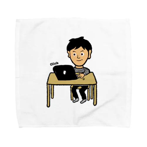 在宅勤務 Towel Handkerchief