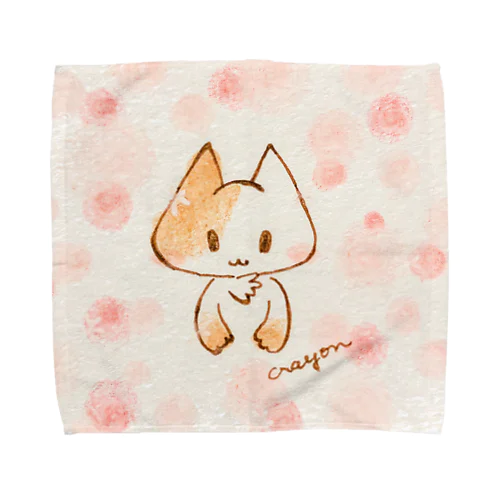 ぼちぼちにゃんこの図 Towel Handkerchief