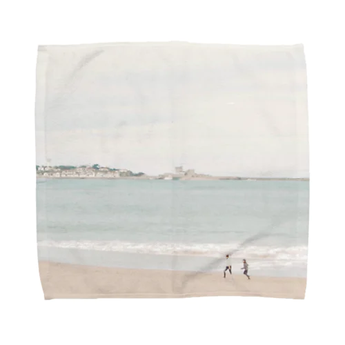 memories by the sea Towel Handkerchief