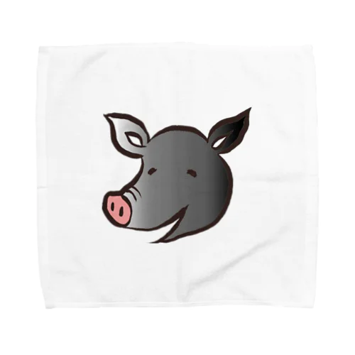 黒豚 Towel Handkerchief
