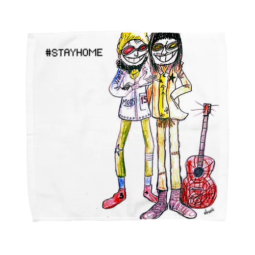 stay home Towel Handkerchief