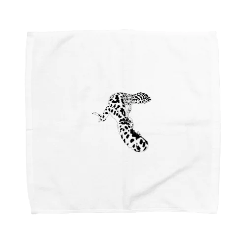 ヒョウモントカゲモドキの【とうふ】 Towel Handkerchief