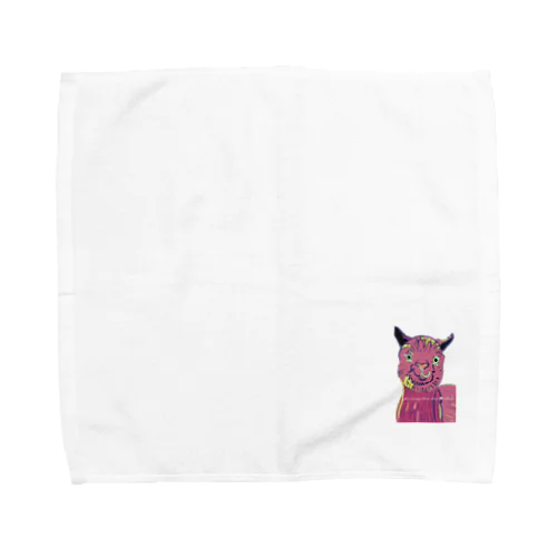 アルパカからのメッセージ Towel Handkerchief