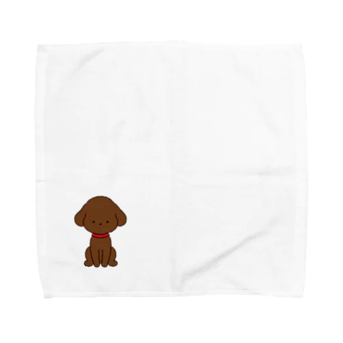 トイプードル・レッド Towel Handkerchief