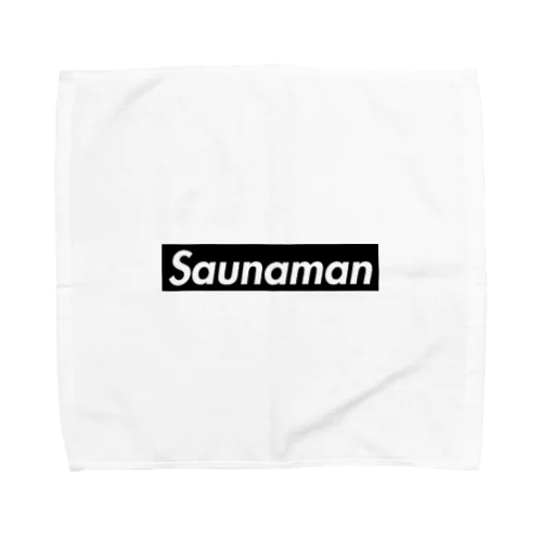 Saunaman・黒 Towel Handkerchief