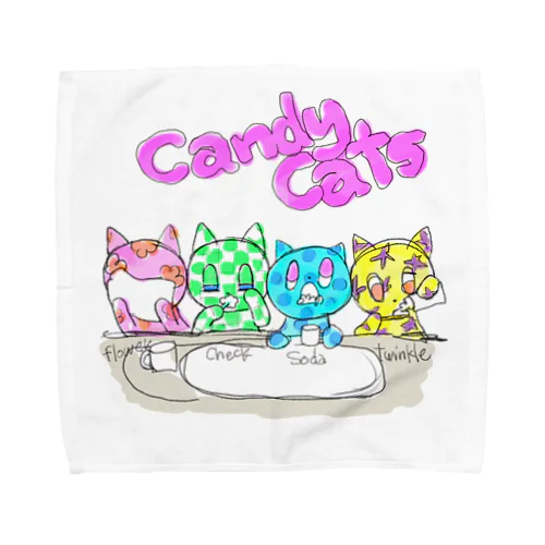 CANDY  CAT‘S 🍬🐱 タオルハンカチ